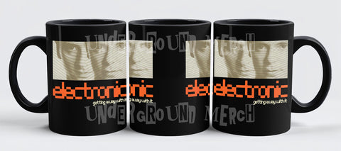 Electronic 11oz Black Coffee Mug