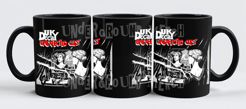 UK Decay Unexpected Guest 11oz Black Coffee Mug