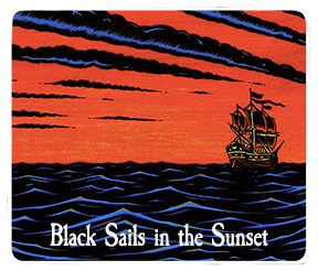 AFI Black Sails in the Sunset Mousepad