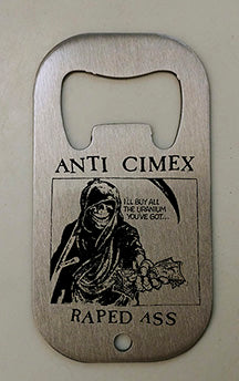 Anti Cimex Raped Ass Bottle Opener