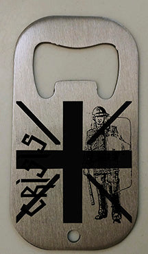 Crisis UK 79 Bottle Opener