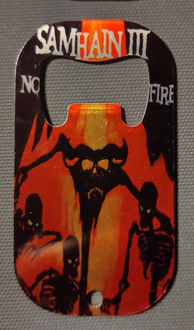 Samhain November Coming Fire Bottle Opener