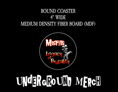 Misfits Legacy of Brutality Coaster