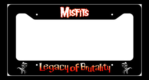 Misfits Legacy of Brutality License Plate Frame