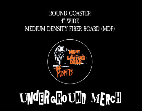 Misfits Night of the Living Dead Coaster
