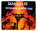 Samhain November Coming Fire Mousepad