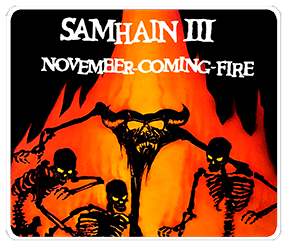 Samhain November Coming Fire Mousepad