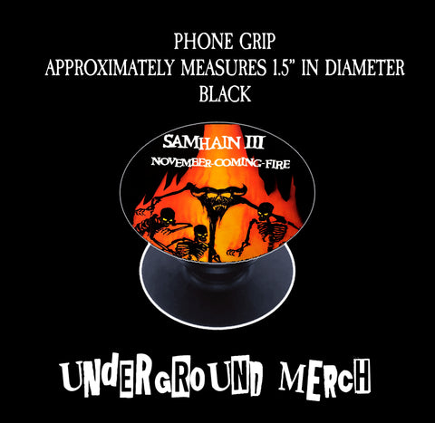 Samhain November Coming Fire Phone Grip